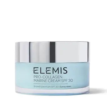 ELEMIS Pro-Collagen Marine Cream SPF 30 | Lightweight Anti-Wrinkle Daily Moisturizer with Sun Protection (50ml / 1.7 oz)