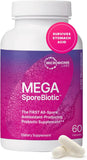 Microbiome Labs MegaSporeBiotic – Advanced Spore-Based Probiotic for Gut & Digestive Health | Clinically Proven, Shelf-Stable Probiotic Supplement for Men & Women – 60 Capsules