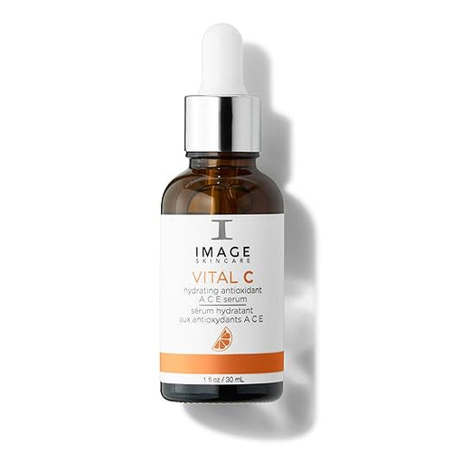 IMAGE Skincare VITAL C Hydrating Vitamin A, C & E Serum – 1 fl oz | Brightening & Antioxidant Face Serum for Radiant Skin