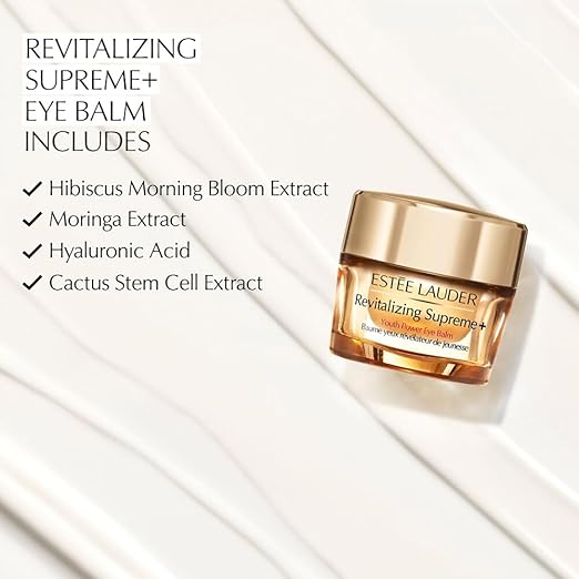 Estée Lauder Revitalizing Supreme+ Youth Power Eye Balm – Hydrating Under Eye Treatment with Hyaluronic Acid (0.5 oz)