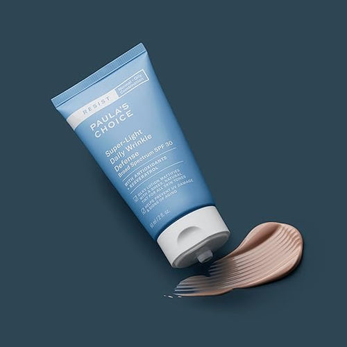 Paula's Choice RESIST Super-Light Daily Wrinkle Defense SPF 30 – Tinted Mineral Sunscreen for Oily Skin, 2 oz