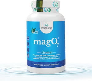 nbpure MagO7 – Natural Colon Cleanse & Detox | Oxygen-Powered Digestive Cleanser for Men & Women | Constipation Relief, Bloating & Gut Support | 90 Capsules