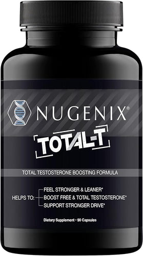 Nugenix Total-T – Testosterone Booster for Men | Energy, Strength & Vitality Supplement – 90 Capsules