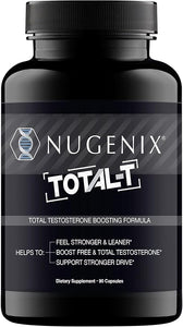 Nugenix Total-T – Testosterone Booster for Men | Energy, Strength & Vitality Supplement – 90 Capsules