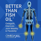 OmegaXL Joint & Muscle Support – 120 Softgels | Natural Inflammation Relief with Green-Lipped Mussel Oil | Drug-Free, High-Potency Omega-3 Supplement