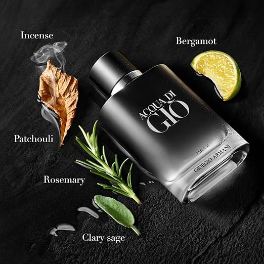Armani Acqua di Giò Parfum for Men – Fresh & Woody Cologne with Bergamot, Ginger & Patchouli – 100ml