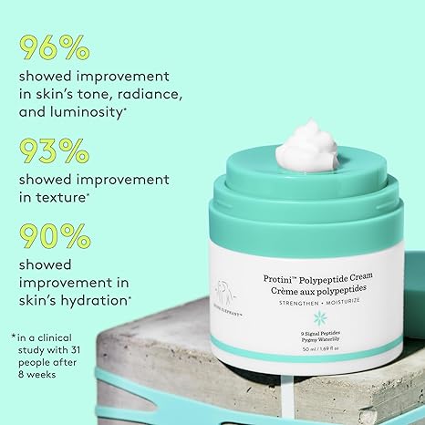 Drunk Elephant Protini Polypeptide Cream – Firming Moisturizer 15ml | Hydrating, Clean, Cruelty-Free, Fragrance-Free Skincare