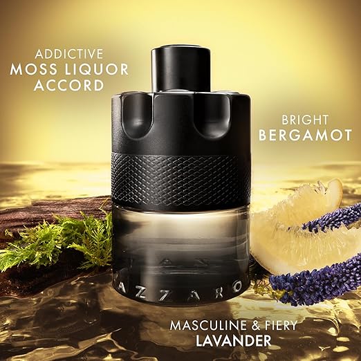 Azzaro The Most Wanted Eau de Parfum Intense for Men – 3.38oz / 100ml | Woody, Ambery & Spicy Long Lasting Cologne