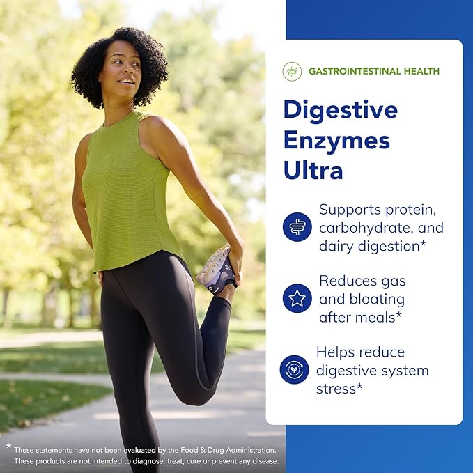 Pure Encapsulations Digestive Enzymes Ultra – Supports Protein, Carb, Fiber & Dairy Digestion – Vegetarian Digestive Supplement – 90 Capsules