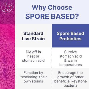 Microbiome Labs MegaSporeBiotic – Advanced Spore-Based Probiotic for Gut & Digestive Health | Clinically Proven, Shelf-Stable Probiotic Supplement for Men & Women – 60 Capsules