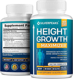 Growth Capsules to Grow Taller – Natural Height Growth Maximizer for Adults, Teens & Kids | Calcium & Herbal Formula for Bone Strength | USA Made, Hormone-Free Supplement