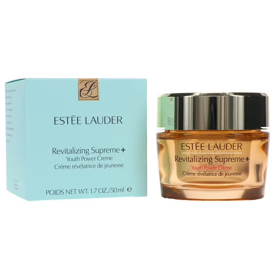 Estée Lauder Revitalizing Supreme+ Youth Power Creme – Anti-Aging Face Moisturizer with Hyaluronic Acid & Peptides (1.7 oz)