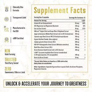 King Maker 13-in-1 Anabolic Supplement for Men – Muscle Growth, Strength & Performance Booster | Natural Testosterone Support – 120 Capsules | Same Day Shipping