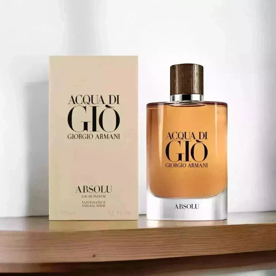 Acqua Di Giò Absolu by Giorgio Armani Eau de Parfum for Men – 125ml / 4.2 oz | Long Lasting Luxury Fragrance